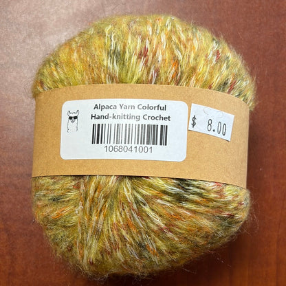 Alpaca Yarn Colorful Hand-knitting Crochet