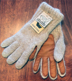 Alpaca Driving Glove w/ Genuine Deerskin Leather Palm