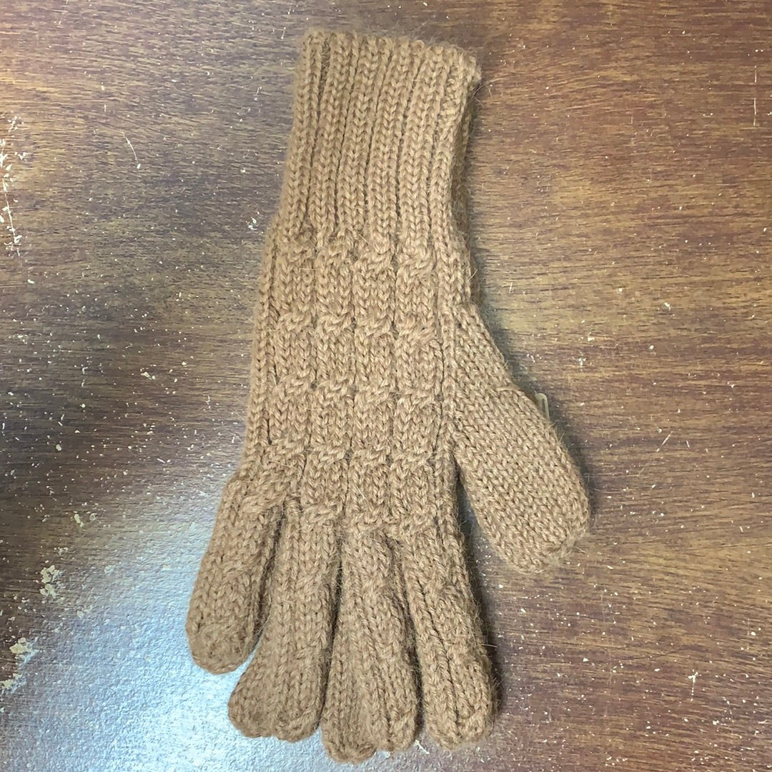 Trenza Cable 100% Alpaca Gloves