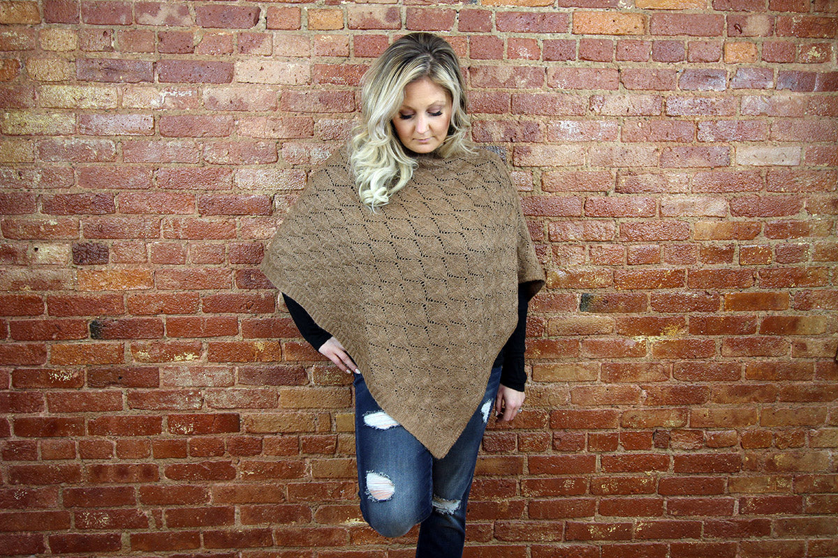 LEAF Shawl Poncho